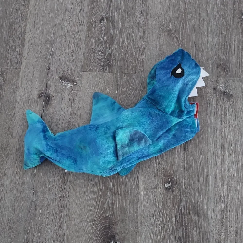 Shark Hooded Pet Halloween Costume Medium